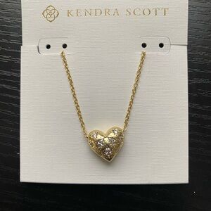 Kendra Scott Gold Heart Necklace